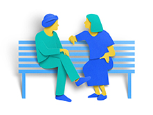 Couple of bench